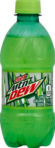 Diet Mountain Dew, 12 Fl Oz Bottles, 8 Pack
