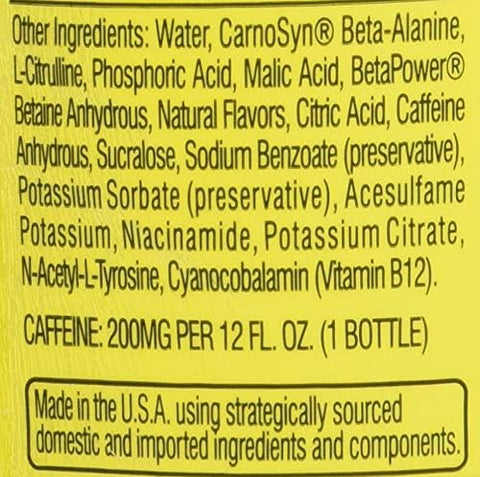 Cellucor C4 Energy Non-Carbonated Zero Sugar Energy Drink, Pre Workout Drink + Beta Alanine - Fruit Punch - 12 FL OZ (355 ml) - Pack of 12