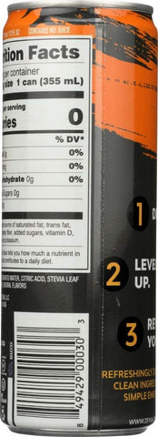 ZEVIA, DRINK, ENERGY, MANGO GINGER - Pack of 12