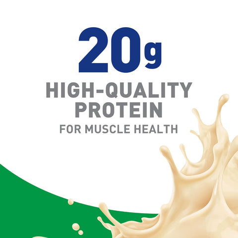 BOOST High Protein with Fiber Ready to Drink Complete Nutritional Drink, Very Vanilla, 8 fl oz Bottle, 24 Pack