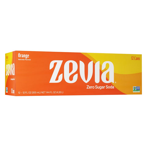 Zevia Zero Sugar Soda, Ginger Ale, 12 Ounce Cans (Pack of 12)