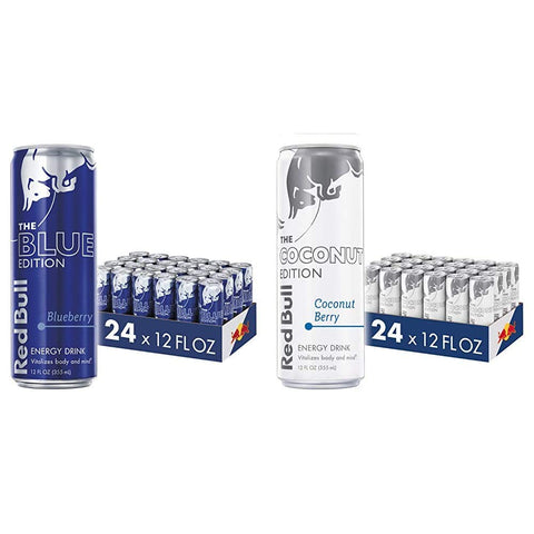 Red Bull Energy Drink, Blueberry and Coconut Berry, 12 Fl Oz (Pack of 24)