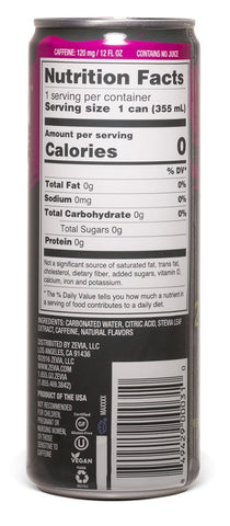 Zevia Zero Calorie Soda, Cola, 12 Ounce Cans (Pack of 24) and Zevia Zero Calorie Energy Drink, Raspberry Lime, 12 Ounce Cans (Pack of 12)