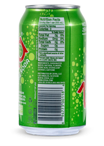 Zevia Zero Calorie Soda and Energy Drink Variety Pack, 36 Cans