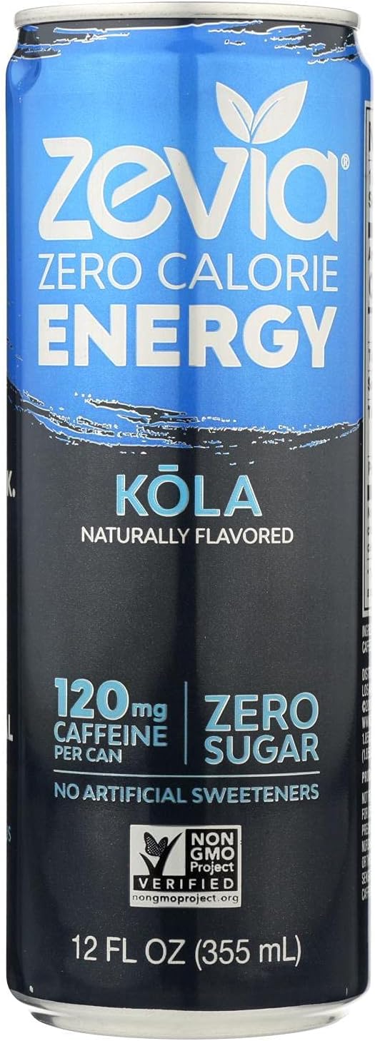 ZEVIA, DRINK, ENERGY, KOLA - Pack of 12