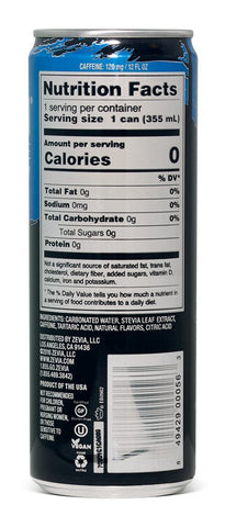 Zevia Zero Calorie Soda, Cola, Naturally Sweetened Soda, (24) 12 Ounce Cans; Cola-flavored Carbonated Soda & Zero Calorie Energy Drink Naturally Sweetened Energy Drink, Kōla, 12 Ounce (Pack of 12)
