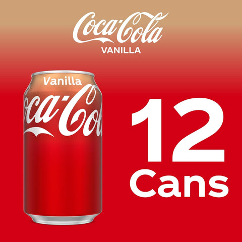Coca-Cola Vanilla, 12 fl oz, 12 Pack