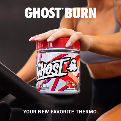 GHOST Burn Weight Management Powder, Guava Berry (60 Servings) - Metabolism & Energy Support Supplement for Men & Women