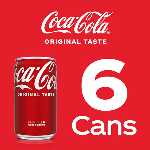 Coca-Cola Original Taste, 7.5 Fl Oz Cans, 12 Pack