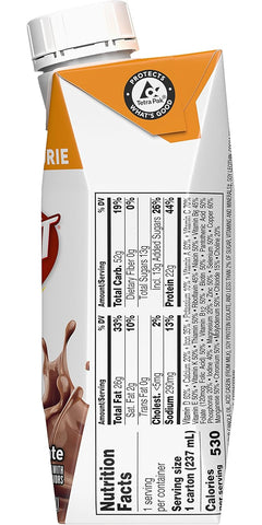 Boost Very High Calorie Nutritional Drink Very Vanilla, Made with Natural Chocolate Flavor & No Artificial Flavors, Colors & Sweeteners, 8 FL OZ...
