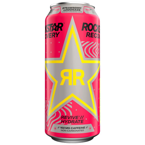 Rockstar Recovery Strawberry Lemonade 16oz