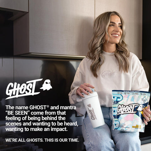 GHOST Glow Sticks: Beauty and Detox Supplement - 30 On-The-Go Stick Packs, Mango Margarita - Hyaluronic Acid, Biotin