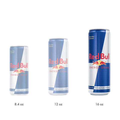 Red Bull Energy Drink, 16 Fl Oz (12 Count) & Energy Drink Sugar Free, Sugarfree, 8.4 Fl Oz (24 Count)
