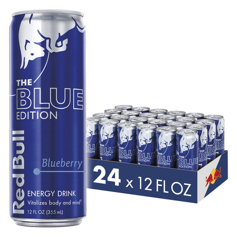 Red Bull Energy Drink, Blueberry and Coconut Berry, 12 Fl Oz (Pack of 24)