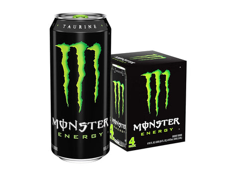 Monster Energy, Original, 16 fl oz, 4 Pack