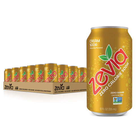Zevia Zero Calorie Soda Variety Pack, 24 Cans