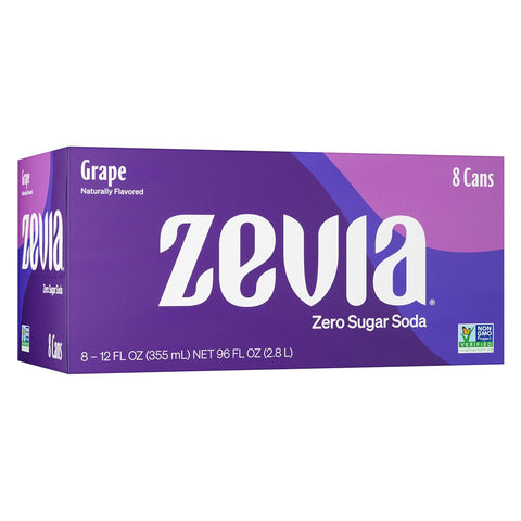 Zevia Zero Sugar Soda, Cola, 16 oz Cans (12-Pack) – Naturally Sweetened, Non-GMO Project Verified, Gluten-Free, Vegan
