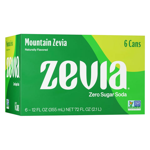 Zevia Zero Sugar Soda, Ginger Ale, 12 Ounce Cans (Pack of 12)