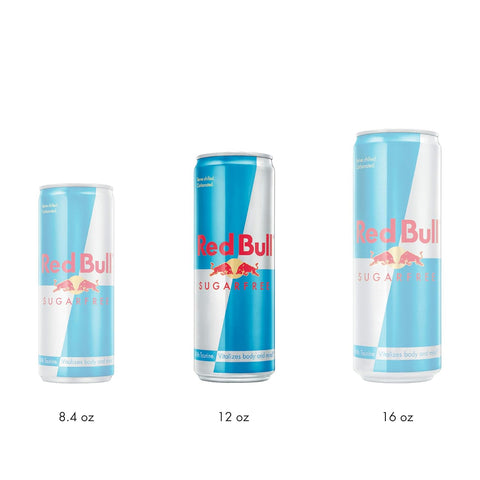 Red Bull Energy Drink Zero Sugar (24 Pack) and Red Bull Sugar Free Energy Drink (24 Pack
