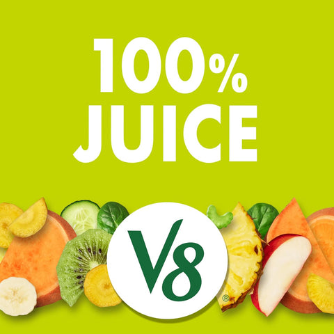 V8 Deliciously Green 100% Fruit and Vegetable Juice, 46 fl oz Bottle (Pack of 5)