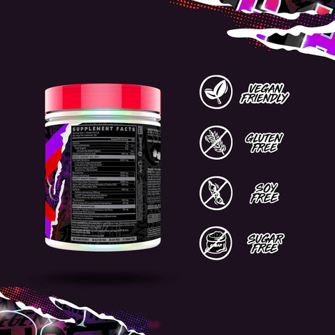 GHOST Legend All Out Pre-Workout Powder, Cherry Limeade - 20 Servings - Pre-Workout Supplement for Men & Women