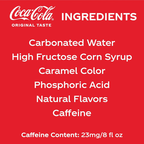 Coca-Cola Glass Bottle, 8 fl oz, 6 Pack
