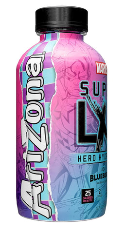 AriZona x Marvel Super LXR Hero Hydration - Acai Blueberry  (Pack of 12)