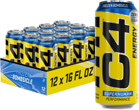 C4 Energy & Smart Energy Drinks Variety Pack, Sugar Free Pre Workout Performance Drink & C4 Energy Drink 16oz (Pack of 12)