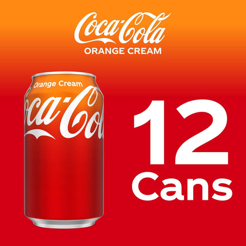 Coke Orange Cream 12oz 12pk