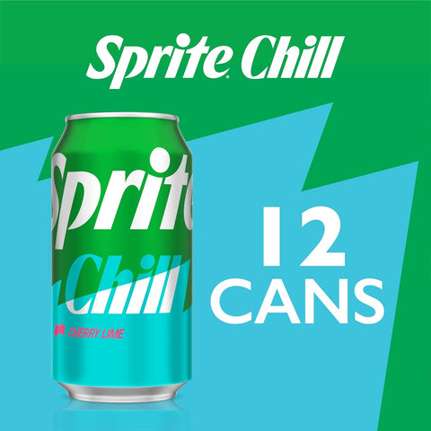 Sprite Chill Cherry Lime 12oz 12pk