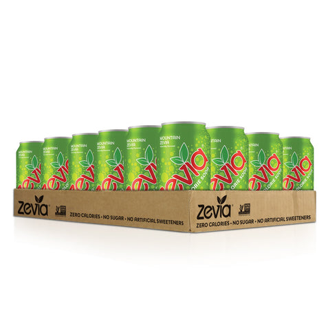 Zevia Zero Calorie Soda and Energy Drink Variety Pack, 36 Cans