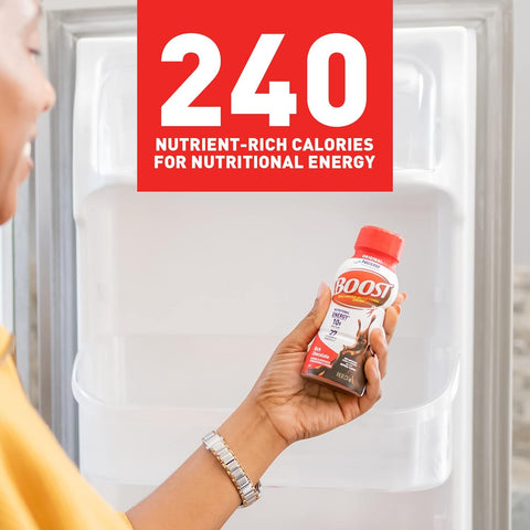 BOOST Original Nutritional Drink, Rich Chocolate, 8 Fl Oz (Pack of 6) (Packaging May Vary)