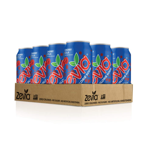Zevia Zero Calorie Soda Variety Pack, Cherry Cola, Energy Drinks (12 ct)