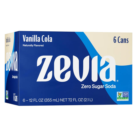 Zevia Zero Sugar Soda, Ginger Ale, 12 Ounce Cans (Pack of 12)