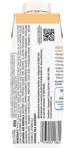 Boost Breeze Nutritional Drink Orange 8 Fl Oz (Pack of 12)