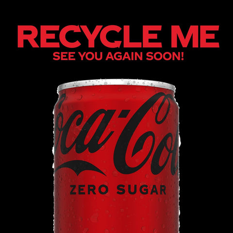 Coke Zero Sugar Mini-Can 7.5 fl oz, 12 Pack (Package May Vary)