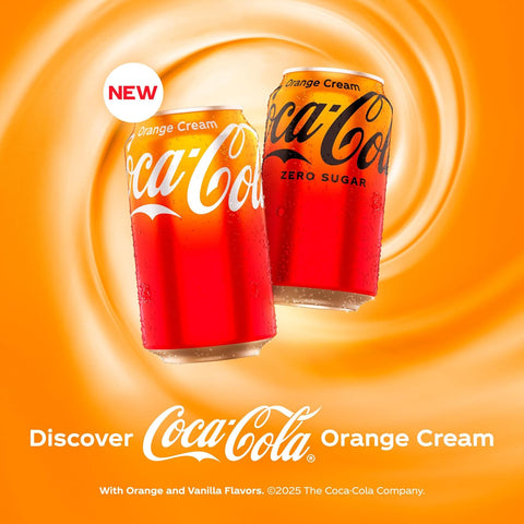 Coke Orange Cream 12oz 12pk