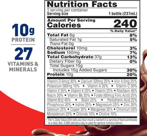 BOOST Original Nutritional Drink, Rich Chocolate, 8 Fl Oz (Pack of 6) (Packaging May Vary)