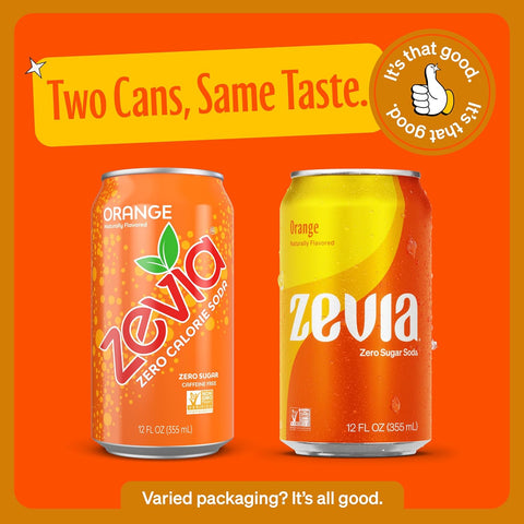 Zevia Zero Sugar Soda, Cola, 16 oz Cans (12-Pack) – Naturally Sweetened, Non-GMO Project Verified, Gluten-Free, Vegan