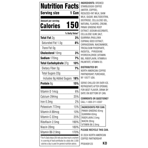 Starbucks Tripleshot Coffee Energy Drink, Bold Mocha, 11 fl oz Cans (12 Pack), Triple Blend, 165mg Caffeine, B Vitamins, Protein, Iced Coffee