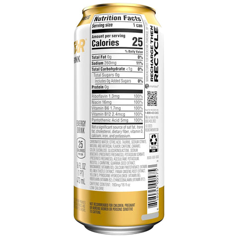Rockstar Energy Drink, Sugar Free, 16 Fl Oz Can