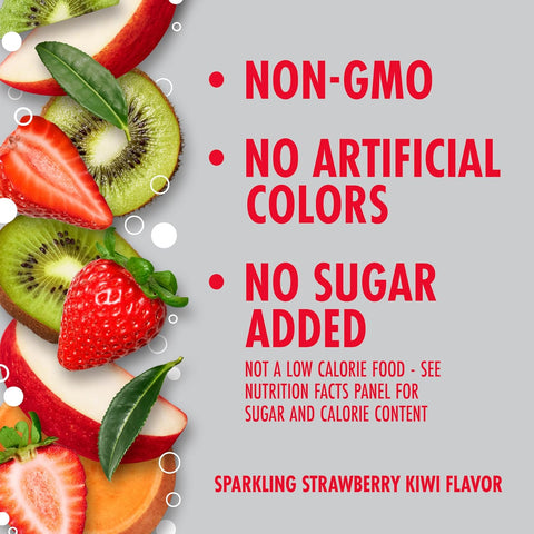 V8 +Energy Sparkling Strawberry Kiwi Juice Energy Drink, 11.5 fl oz Can (Pack of 16)
