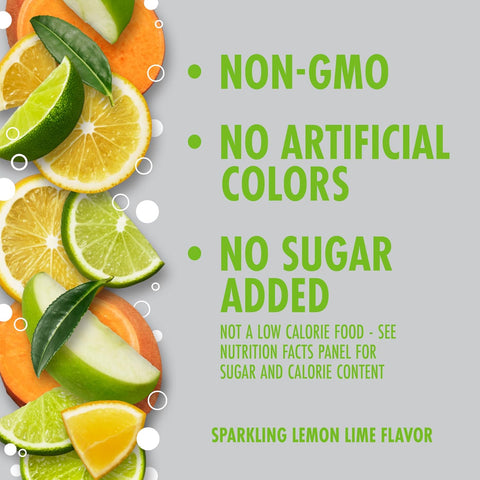 V8 +Energy Sparkling Lemon Lime Juice Energy Drink, 11.5 fl oz Can (Pack of 16)