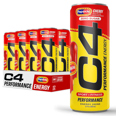 C4 Energy x Popsicle Cherry