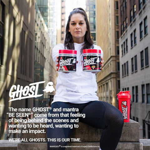 GHOST Pump Nitric Oxide Powder, Peach - 40 Servings - Sugar-Free & Stim-Free Pre-Workout