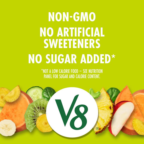V8 Deliciously Green 100% Fruit and Vegetable Juice, 46 fl oz Bottle (Pack of 5)