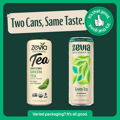 Zevia Zero Sugar Tea, Black Tea with Raspberry, 12 oz Cans (12-Pack) – Naturally Sweetened, Zero Calorie Sugar Free - Non-GMO Project Verified, Gluten-Free, Vegan