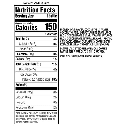 Starbucks Pink Drink, Strawberry Acai with Coconut Milk, 14oz Bottles (12 Pack)