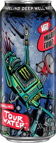 Monster Tour Water by Monster Energy, Sparkling Deep Well Water (Pack of 12)